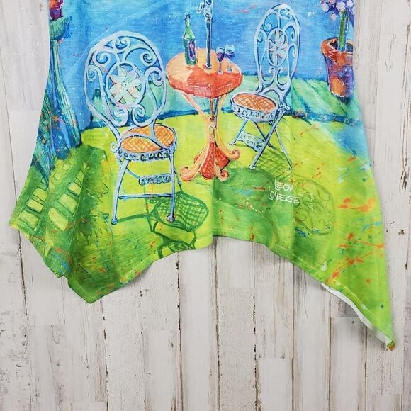 Leoma Lovegrove Graphic Short Sleeve Tee Shirt Size Small - Picture 7 of 10